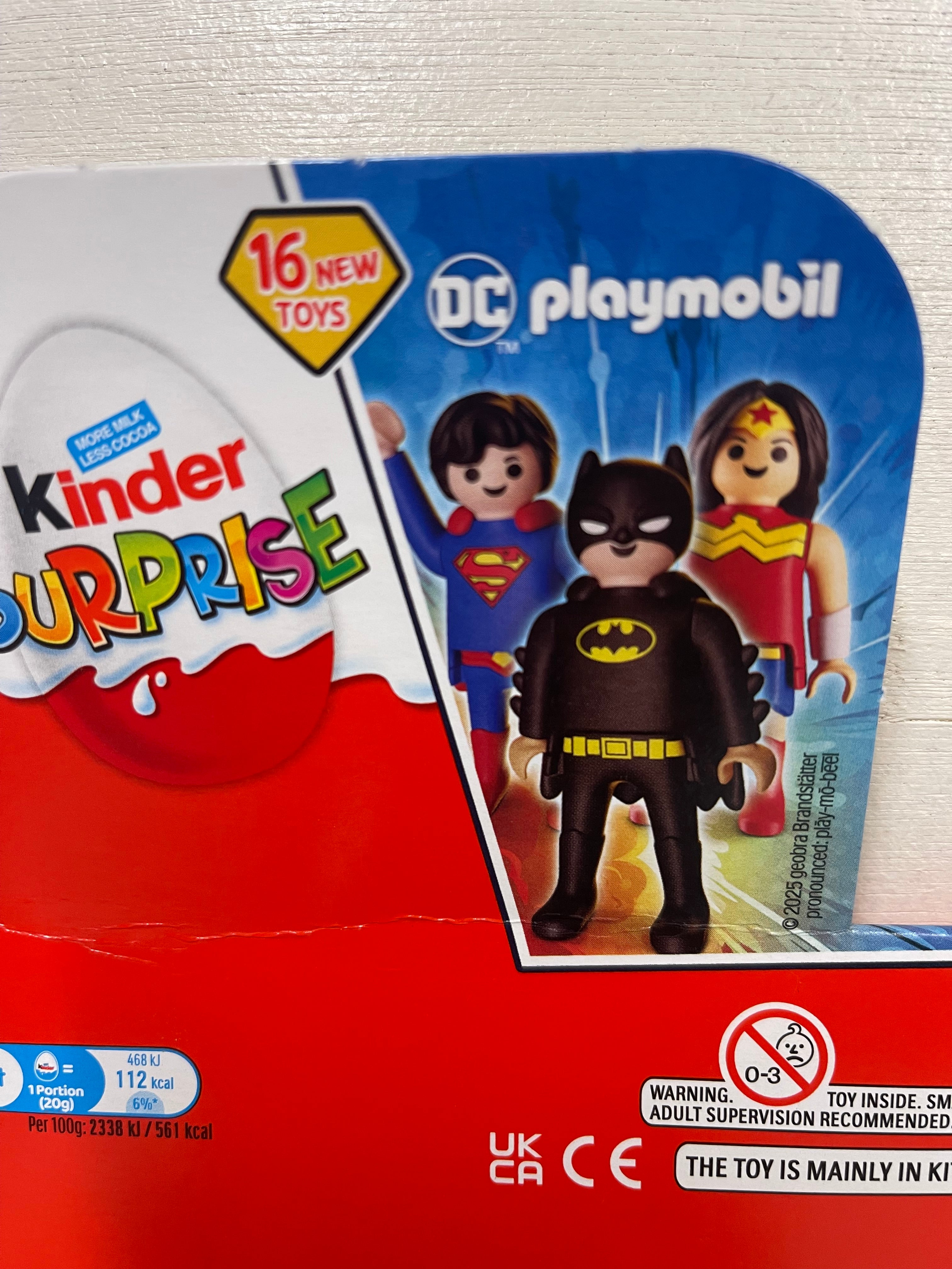 Kinder egg DC edition (per egg)