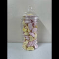 Mini shrimp and banana mix in a Victorian jar