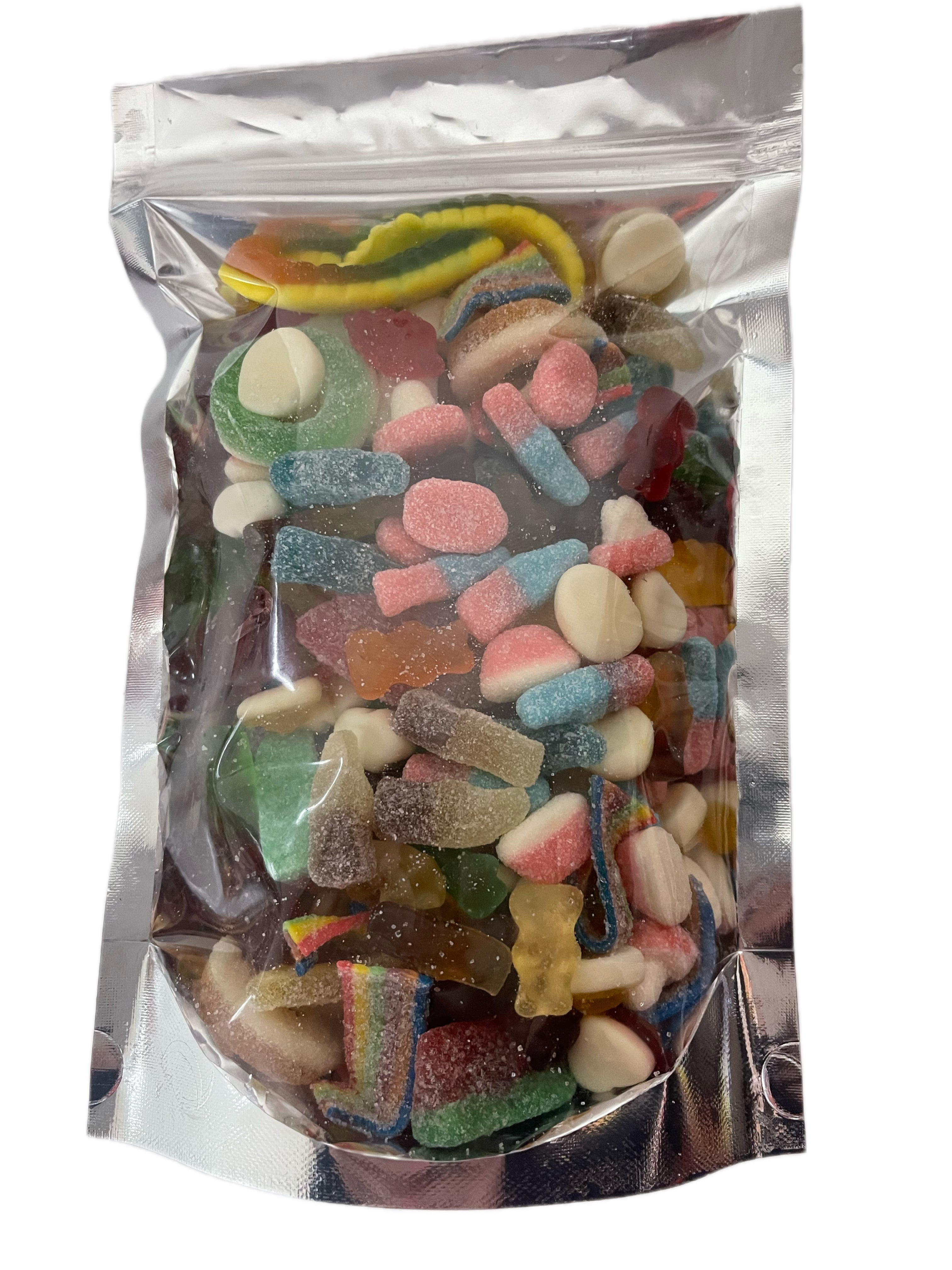 500g bag of gummy mix and fizzy mixed sweets Sweetzone
