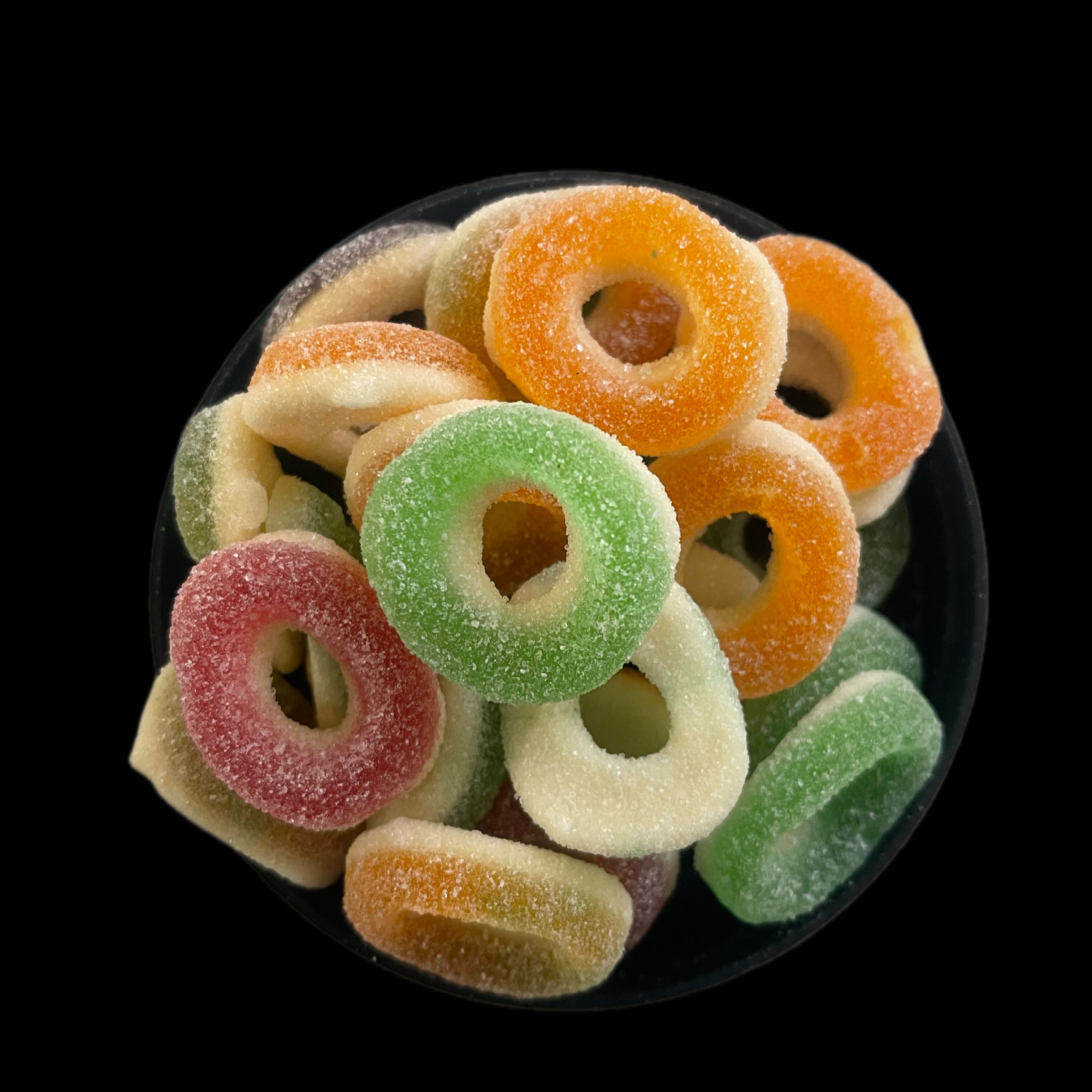 Fizzy rings 100g