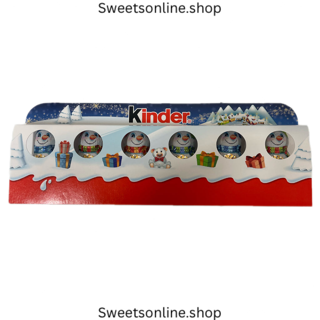 Kinder snowmen/women chocolates 6 snowmen/women in a box