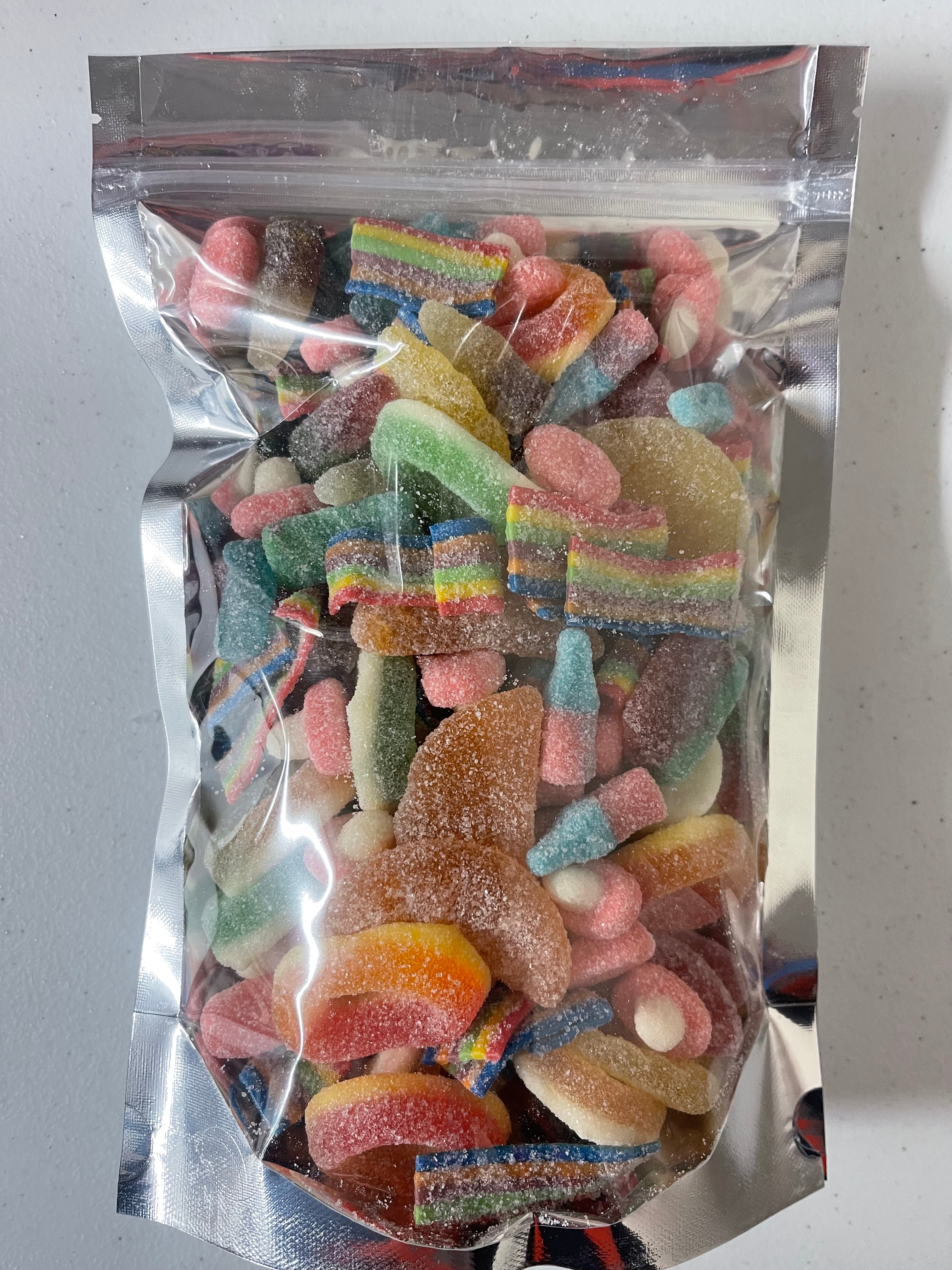 500g bag of fizzy mix sweets