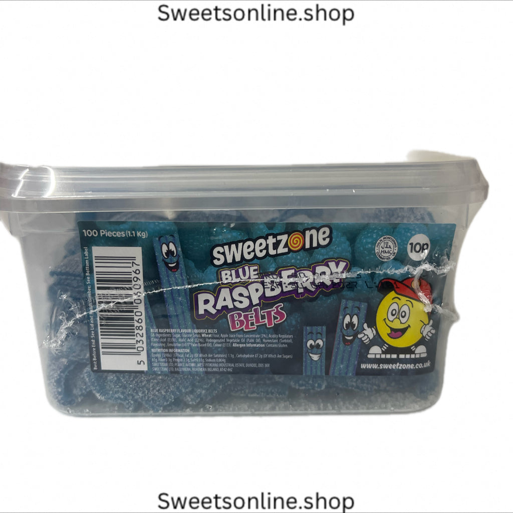 Blue raspberry belts 100pcs 1kg