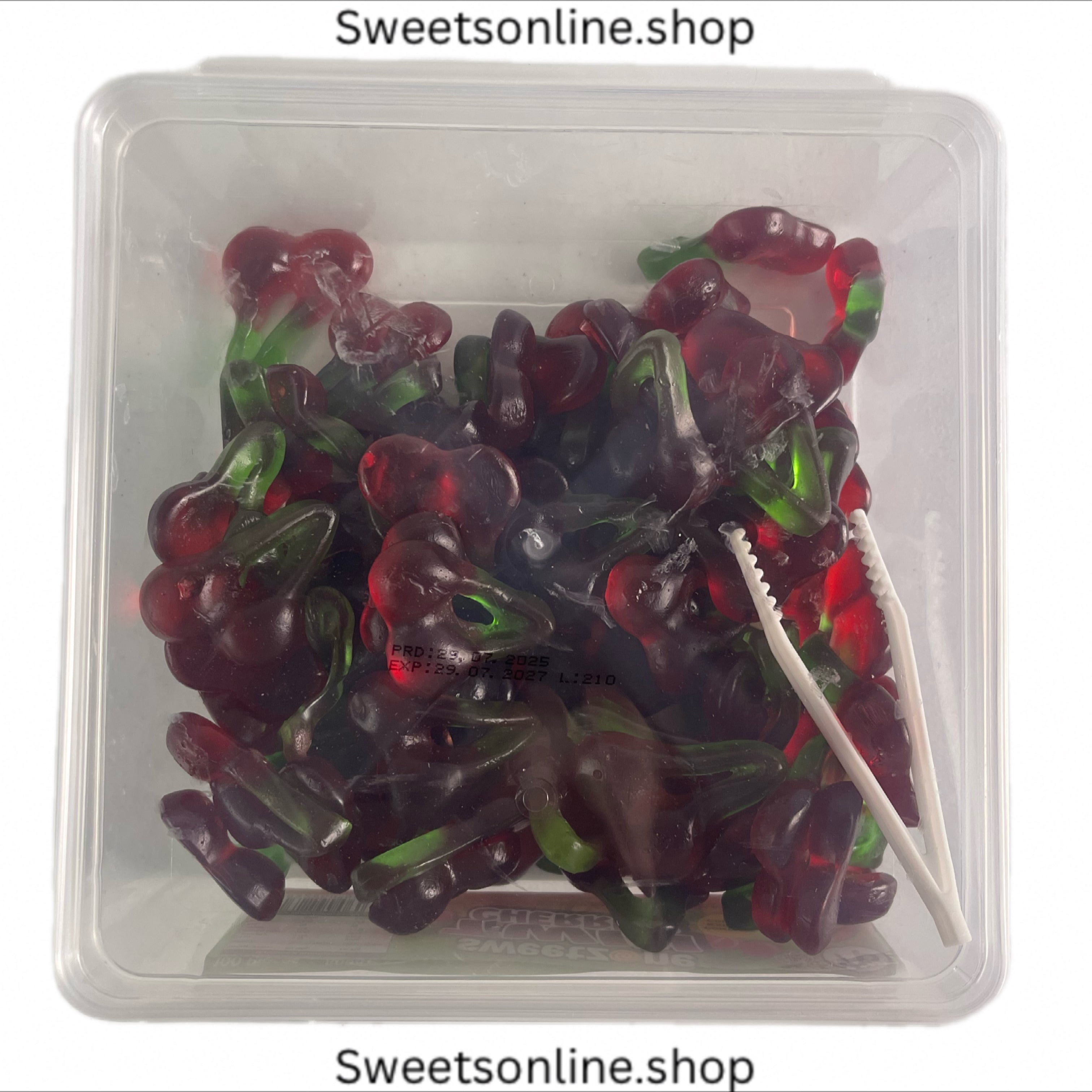 Twin cherries 800g tub