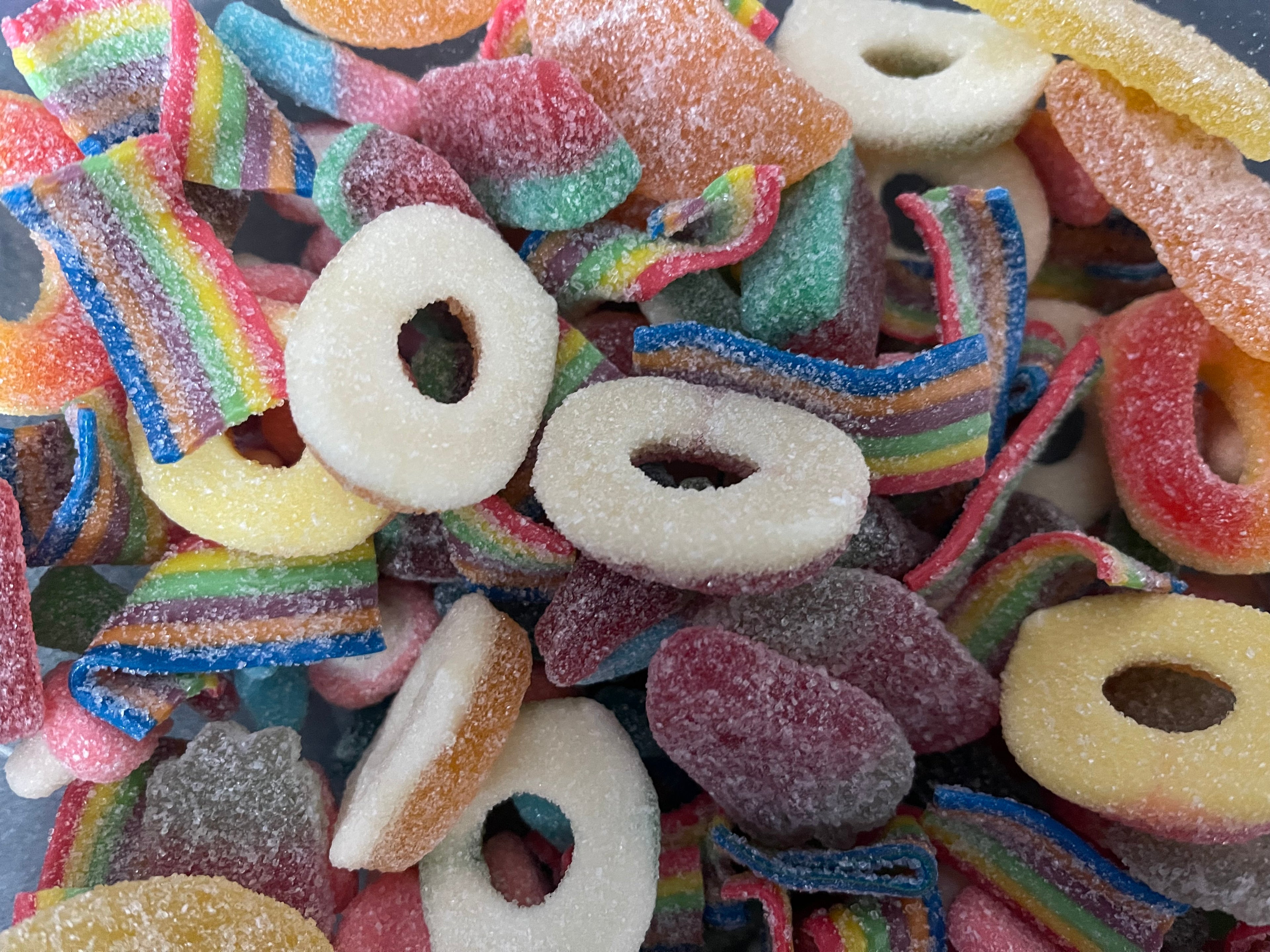500g bag of fizzy mix sweets