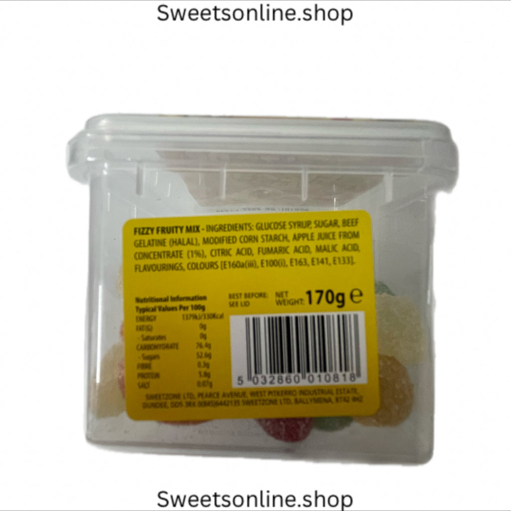 Fizzy fruity mix 170g tub