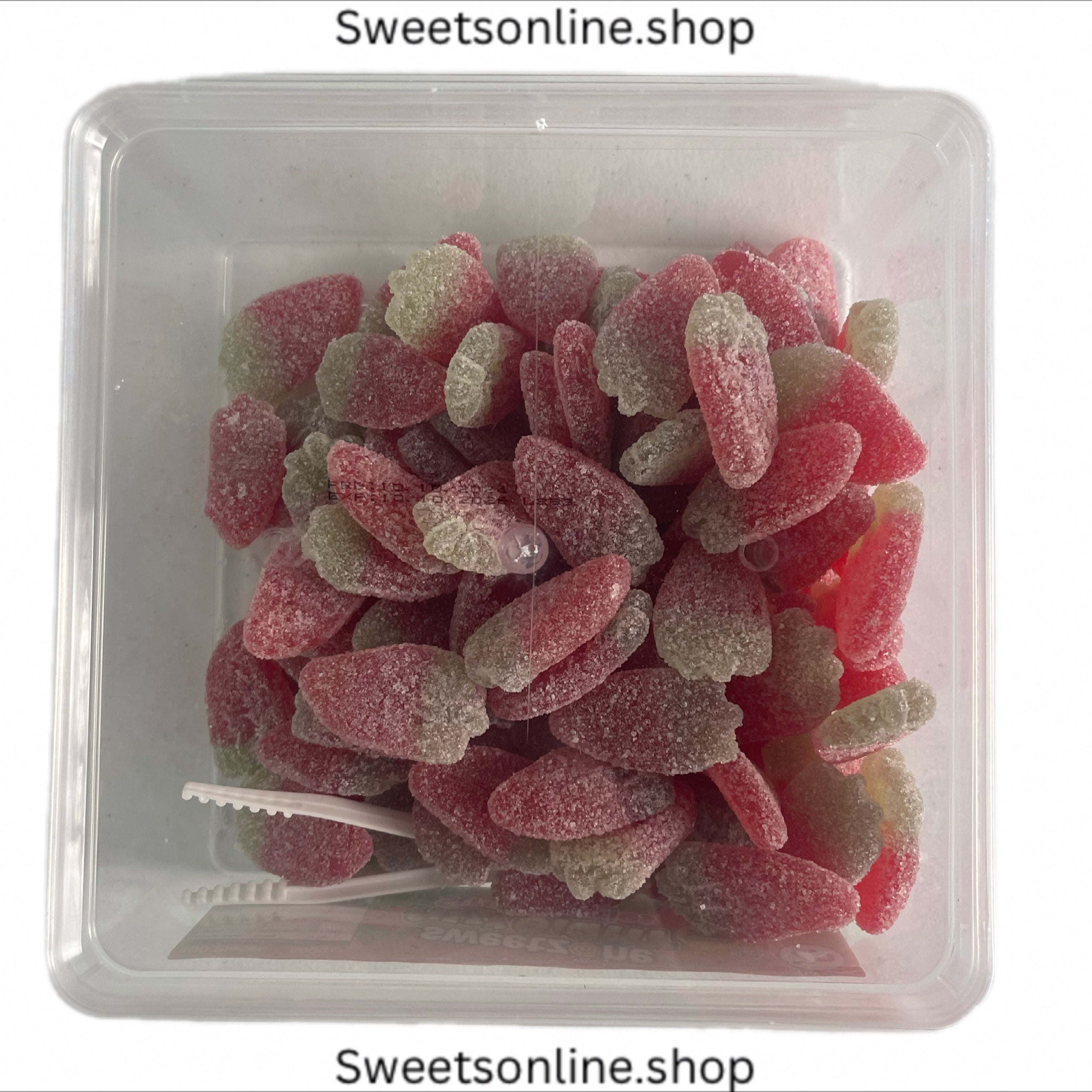 Fizzy giant strawberries 805g tub