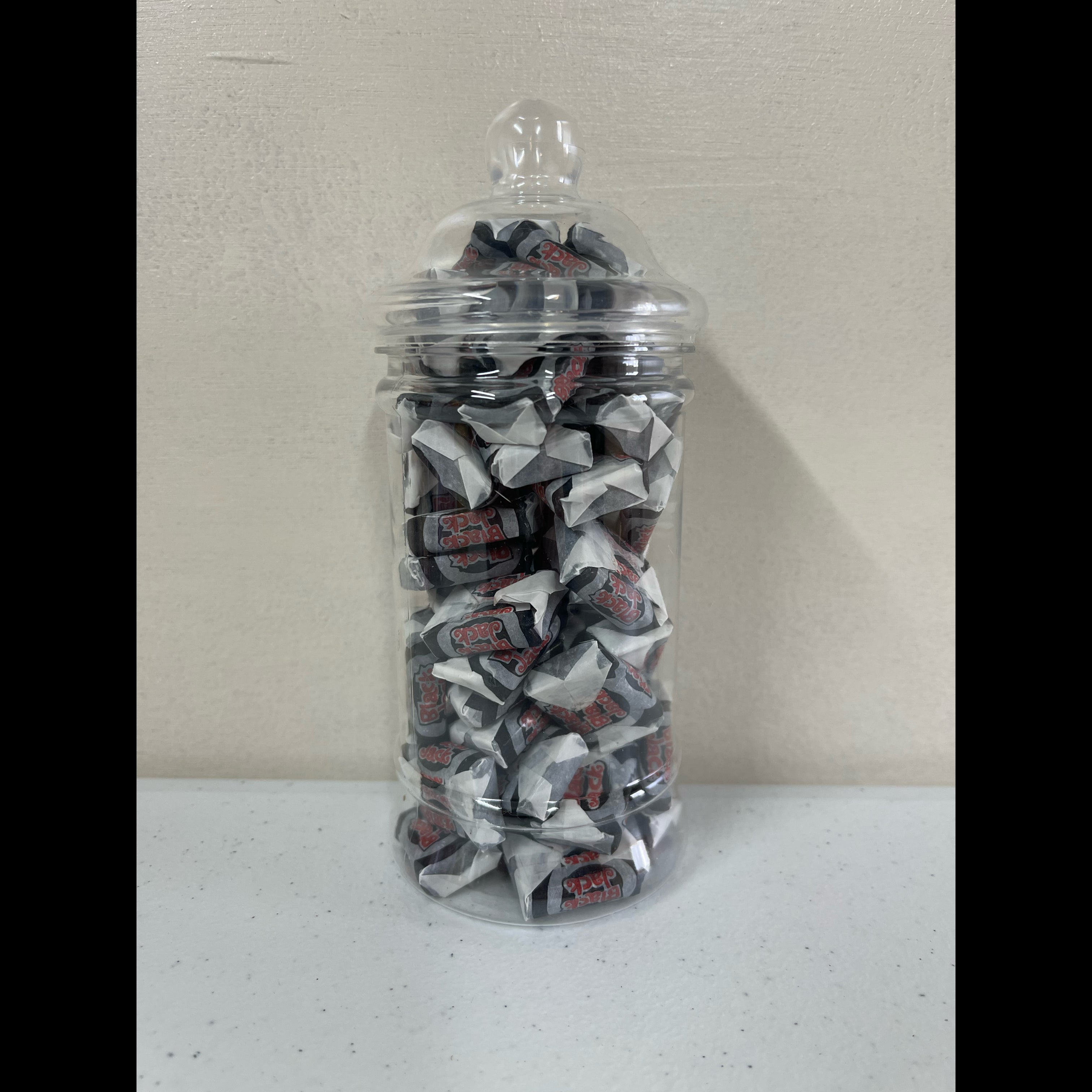 Barratts blackjacks in a Victorian jar