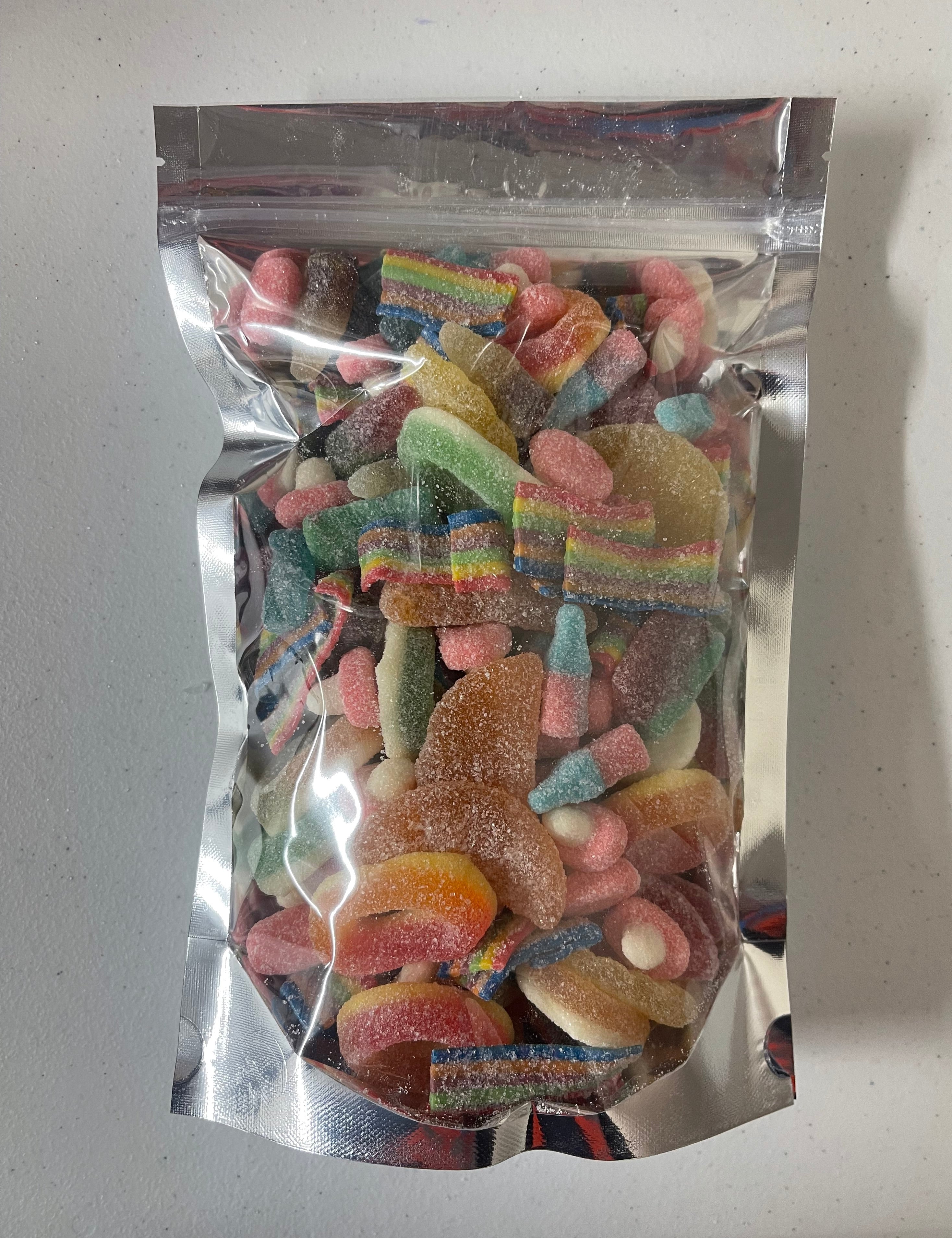 500g bag of fizzy mix sweets