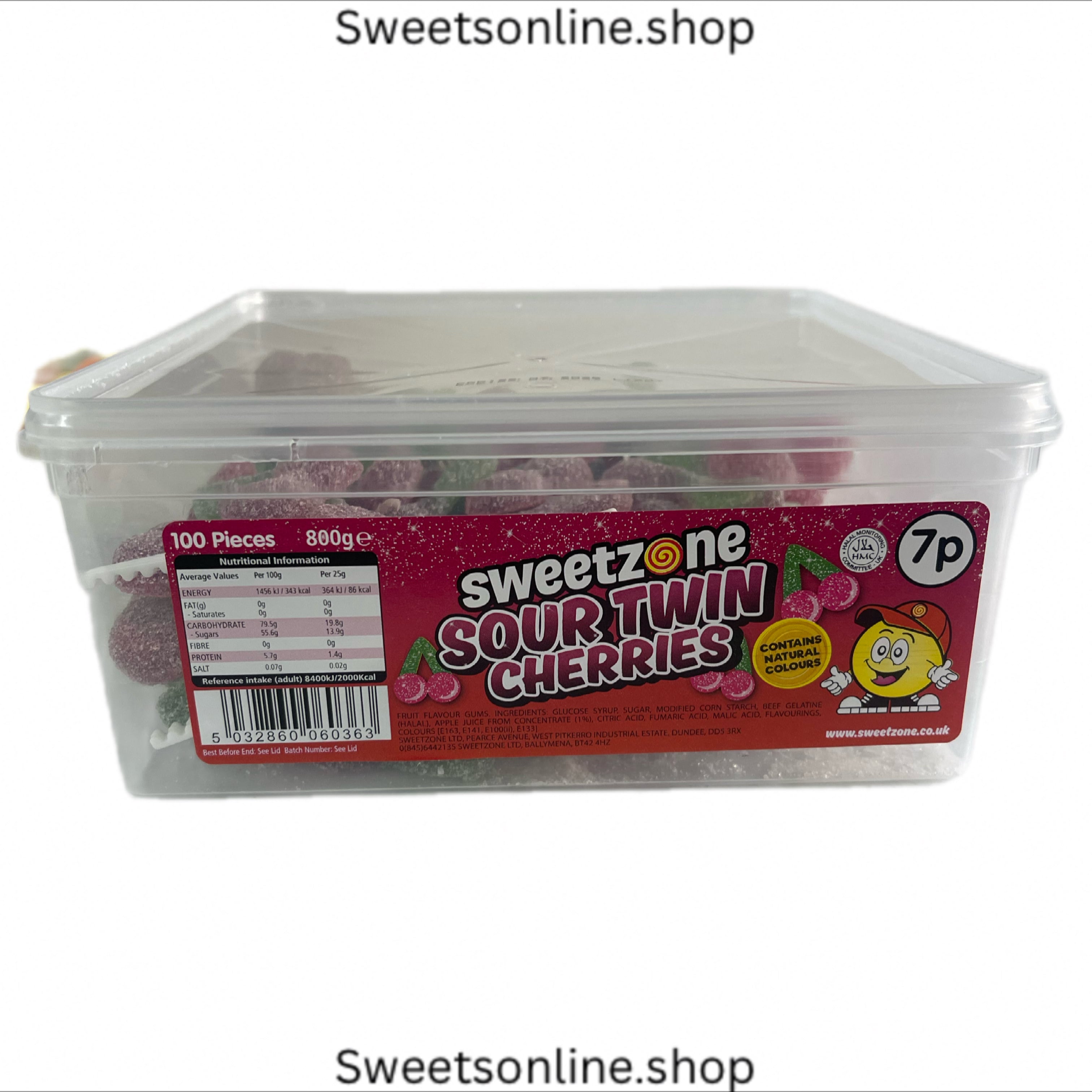 Sour twin cherries 800g
