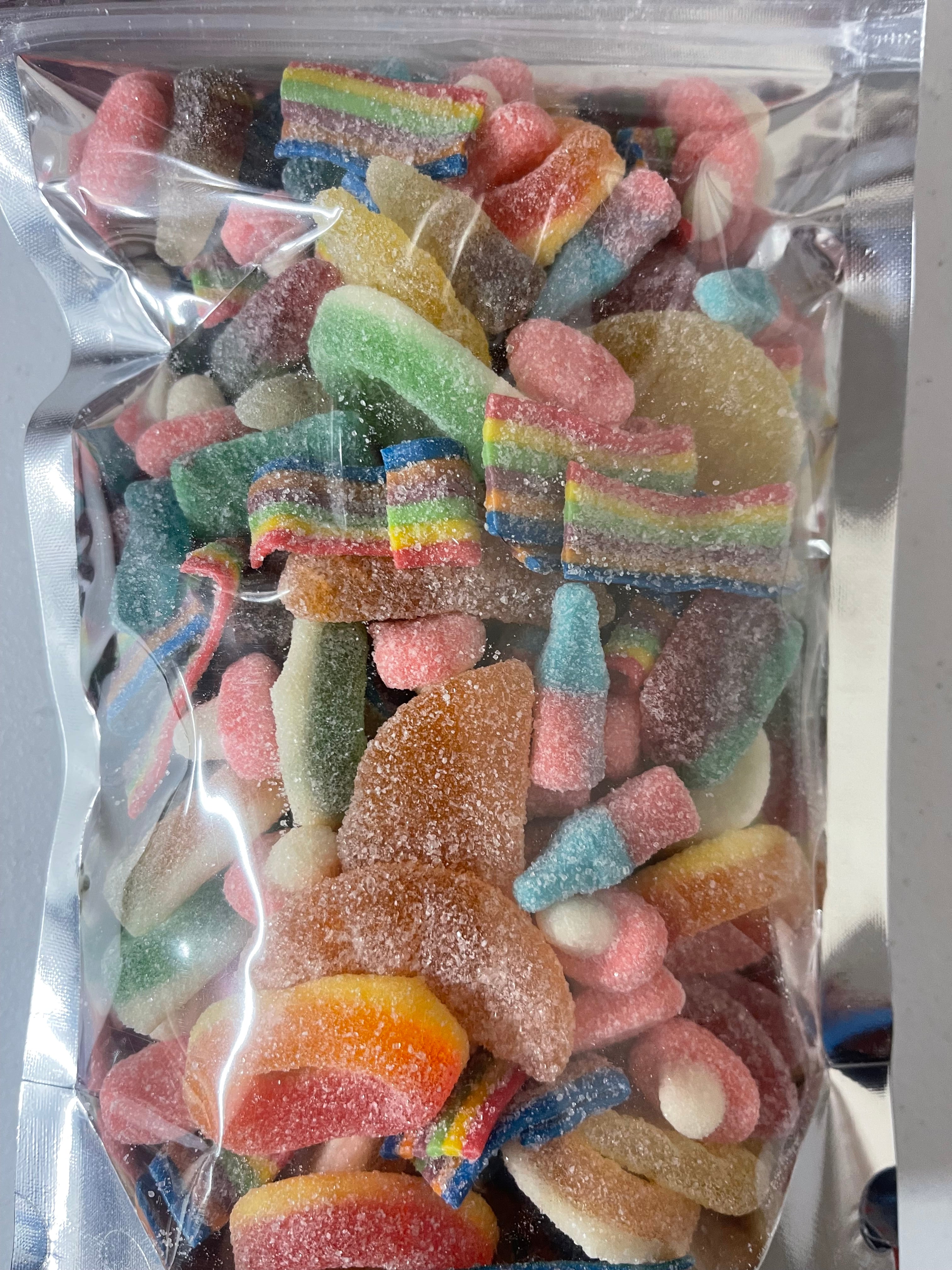 500g bag of fizzy mix sweets