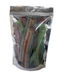 25 fizzy belts mixed in a sealed bag