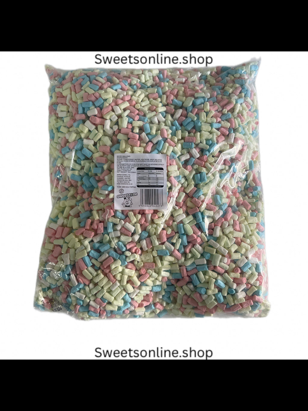 Big 1kg of mirco mallows Sweetzone