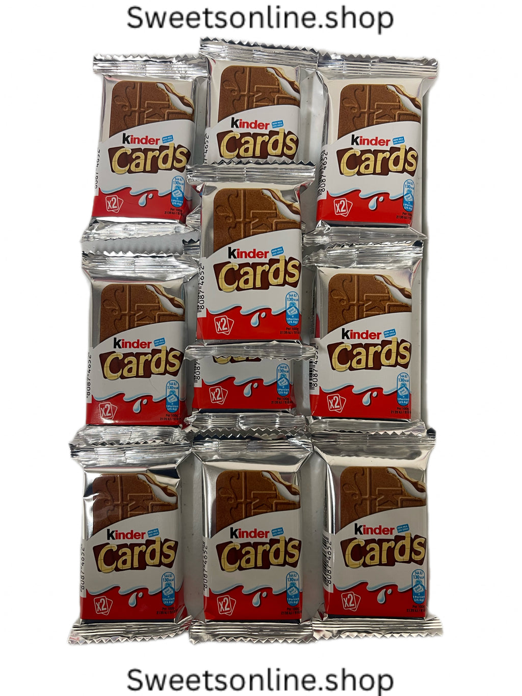 Kinder cards 2 cards in a pack 5 packs for sale