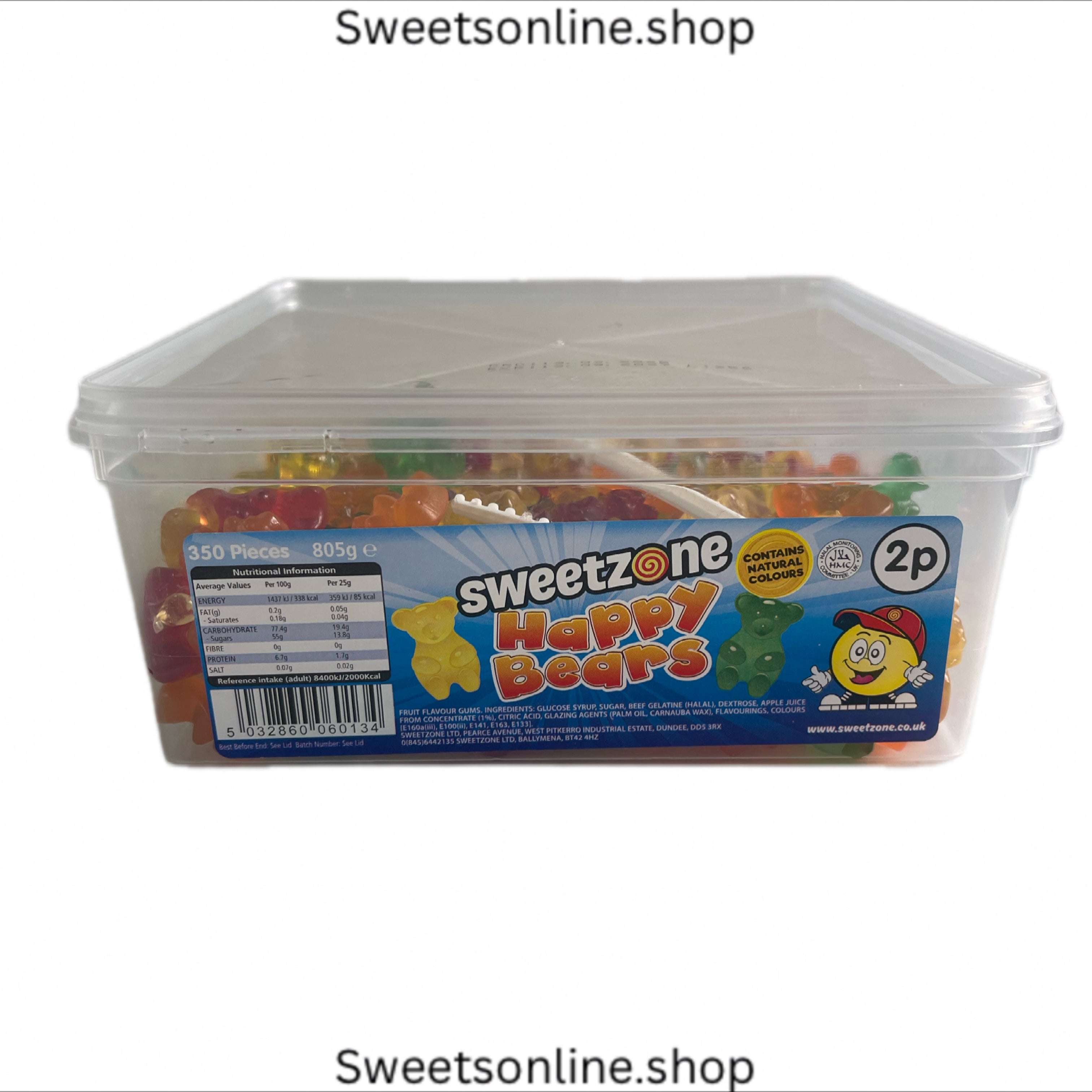 Happy bears 805g tub