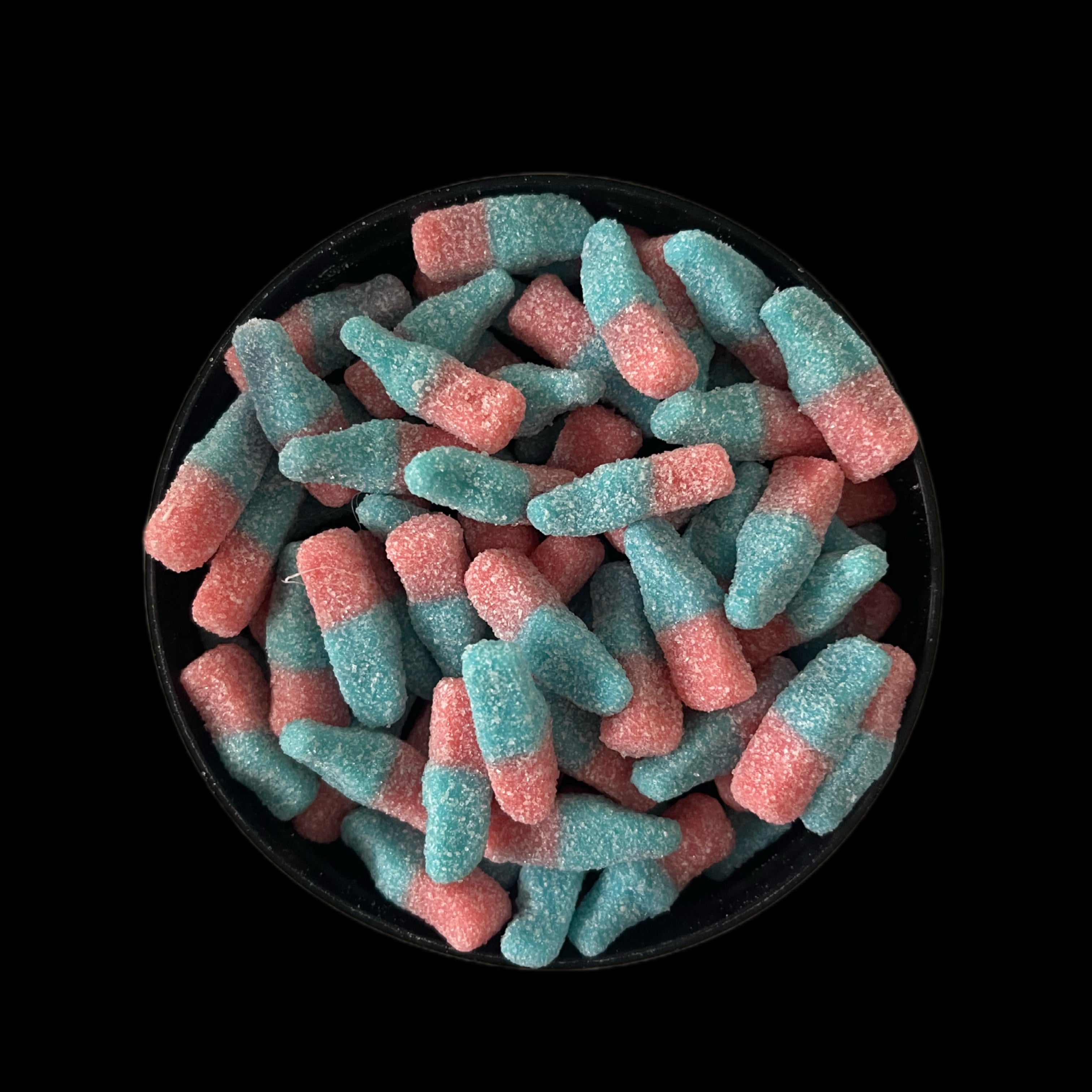 Fizzy blue bottles 100g