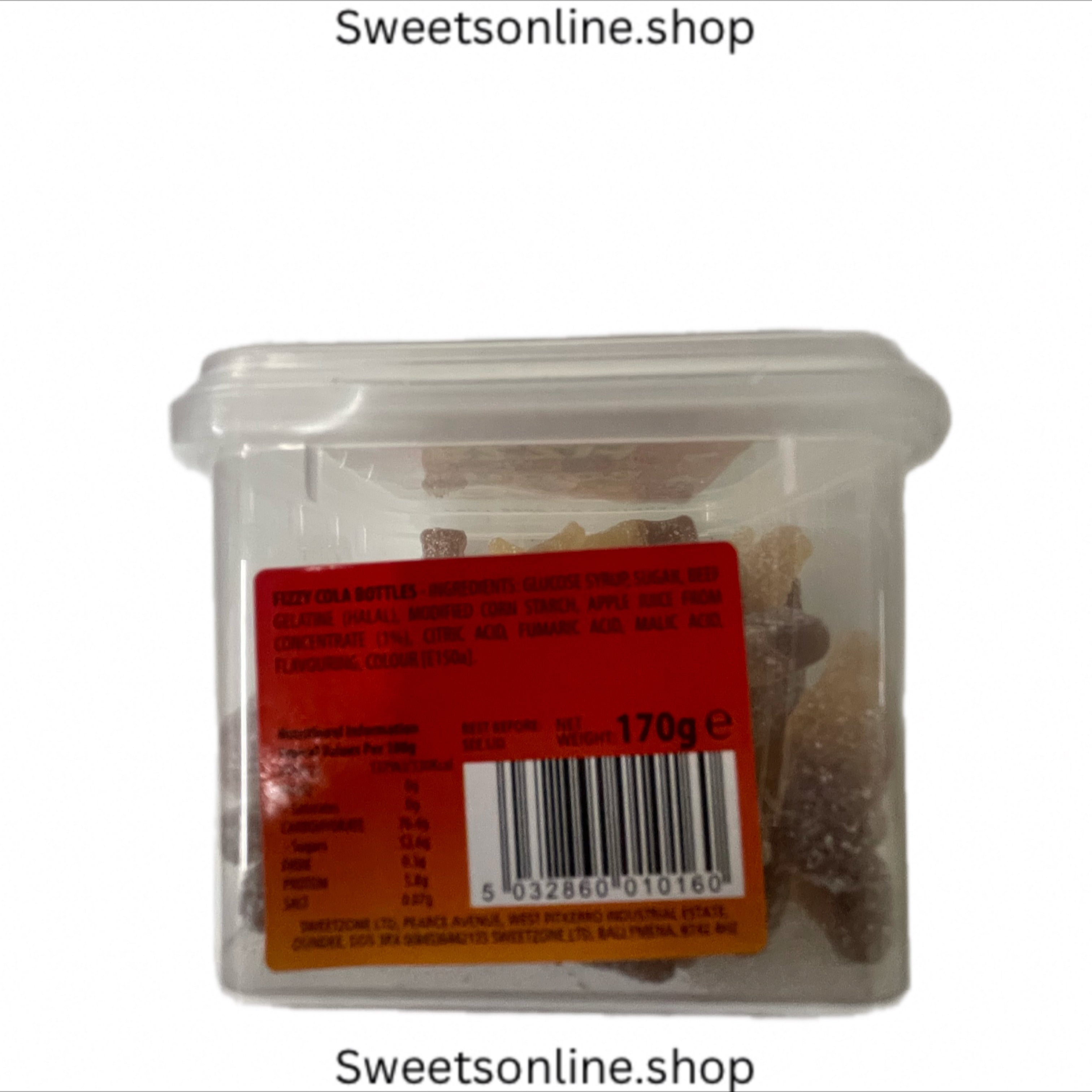 Fizzy cola bottles 170g tub