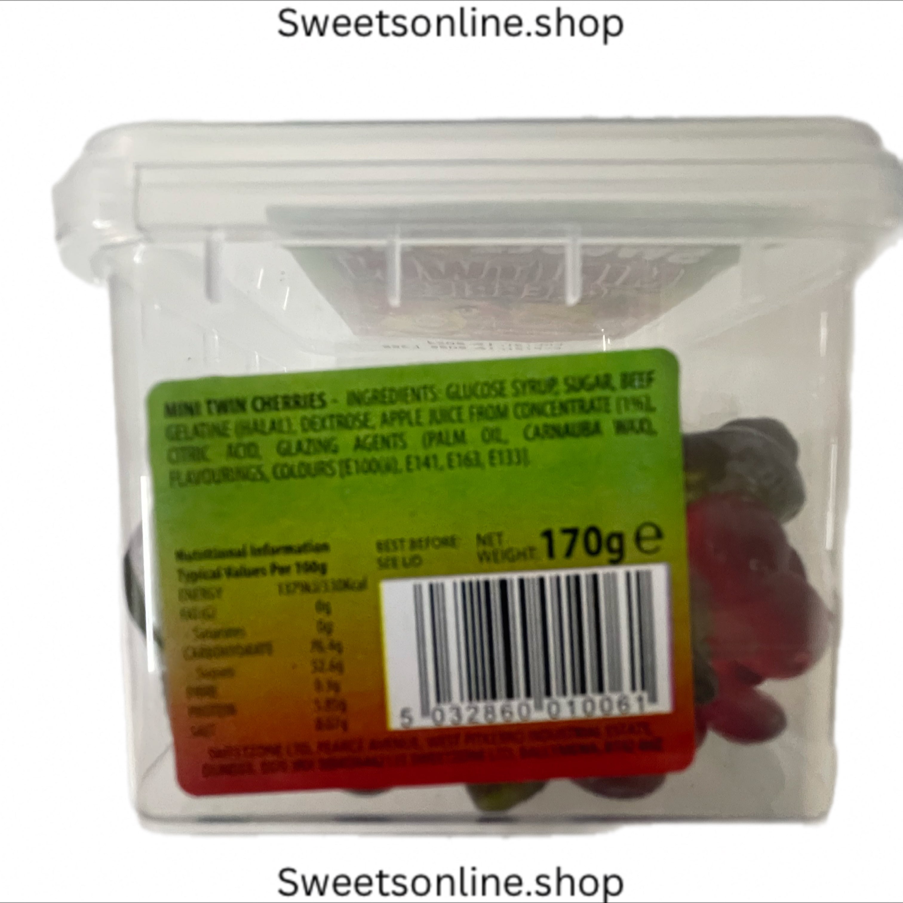 Mini twin cherries 170g tub