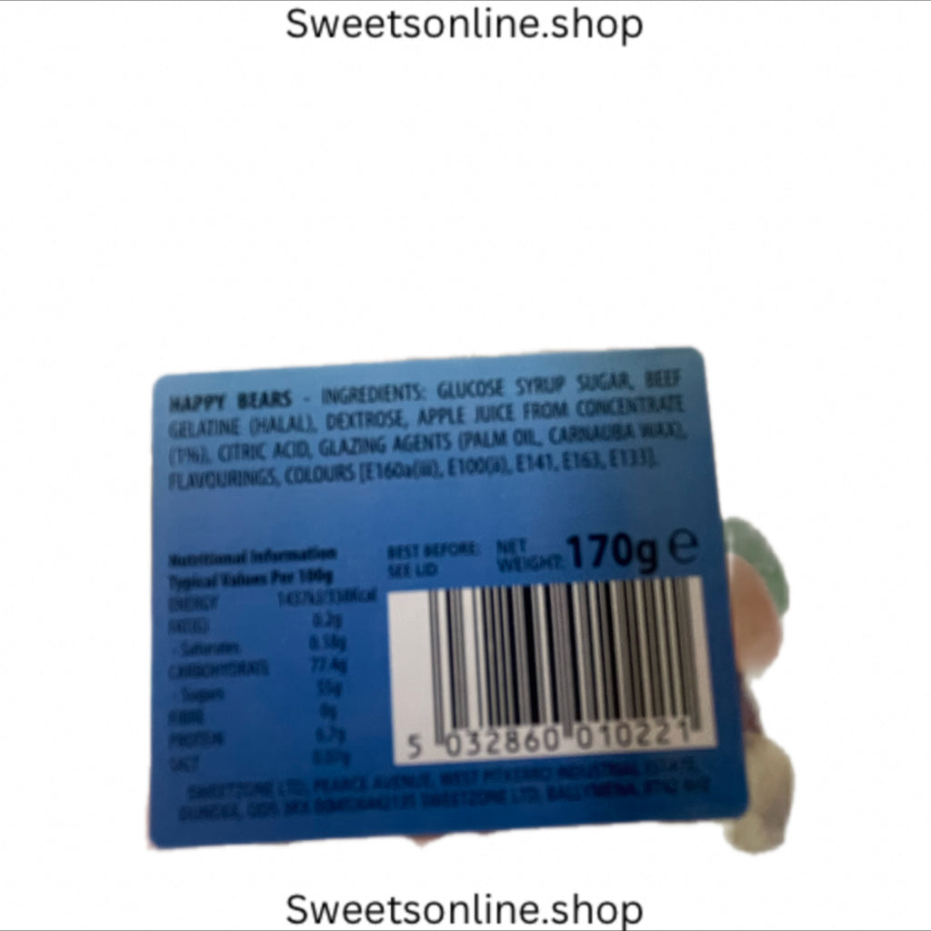 Happy bears 170g tub