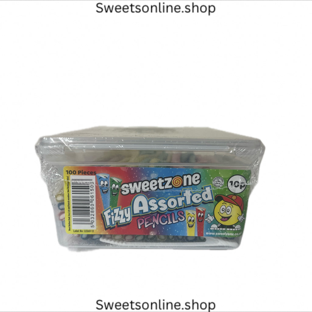Fizzy assorted pencils 100 pcs
