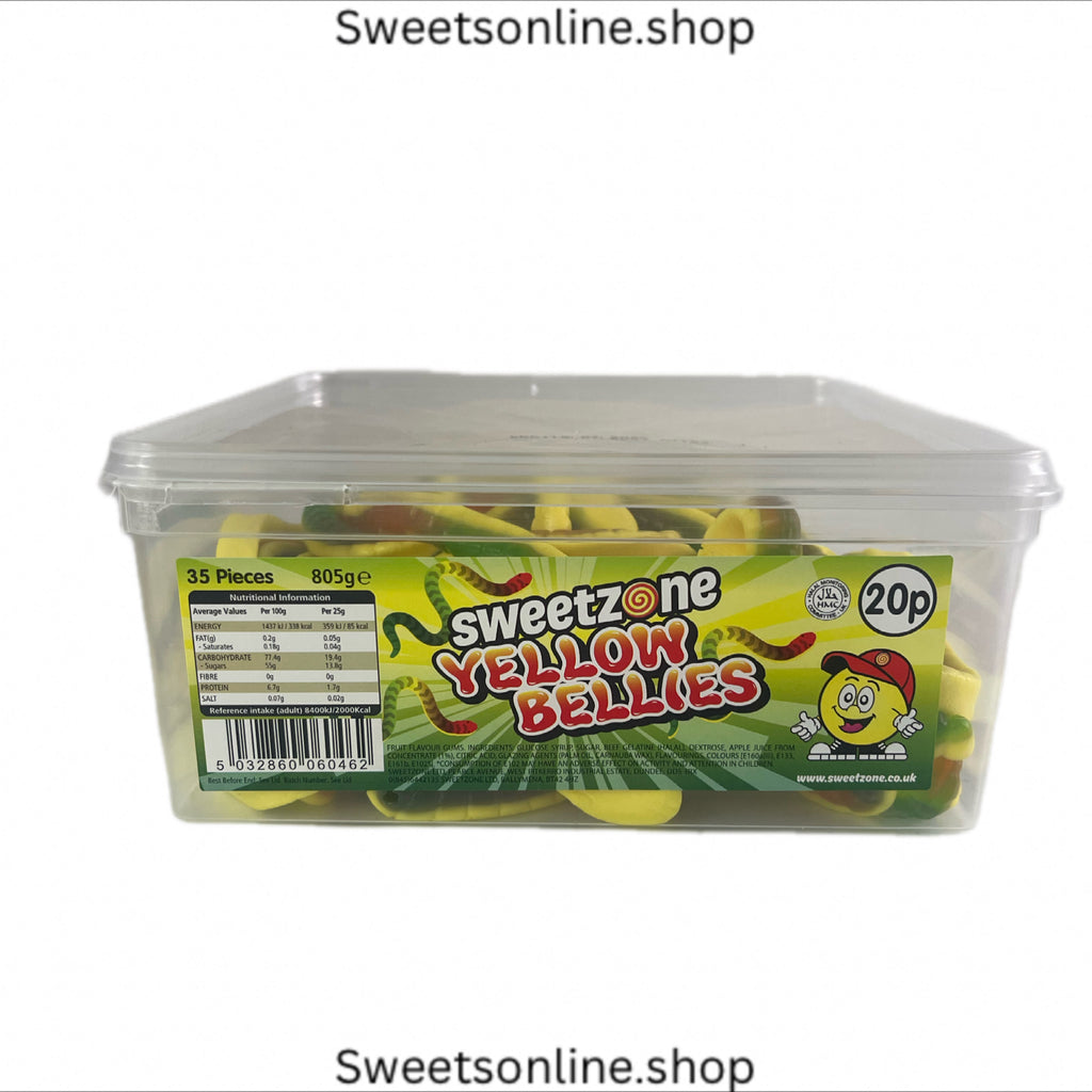 Yellow belly snakes 805g tubs