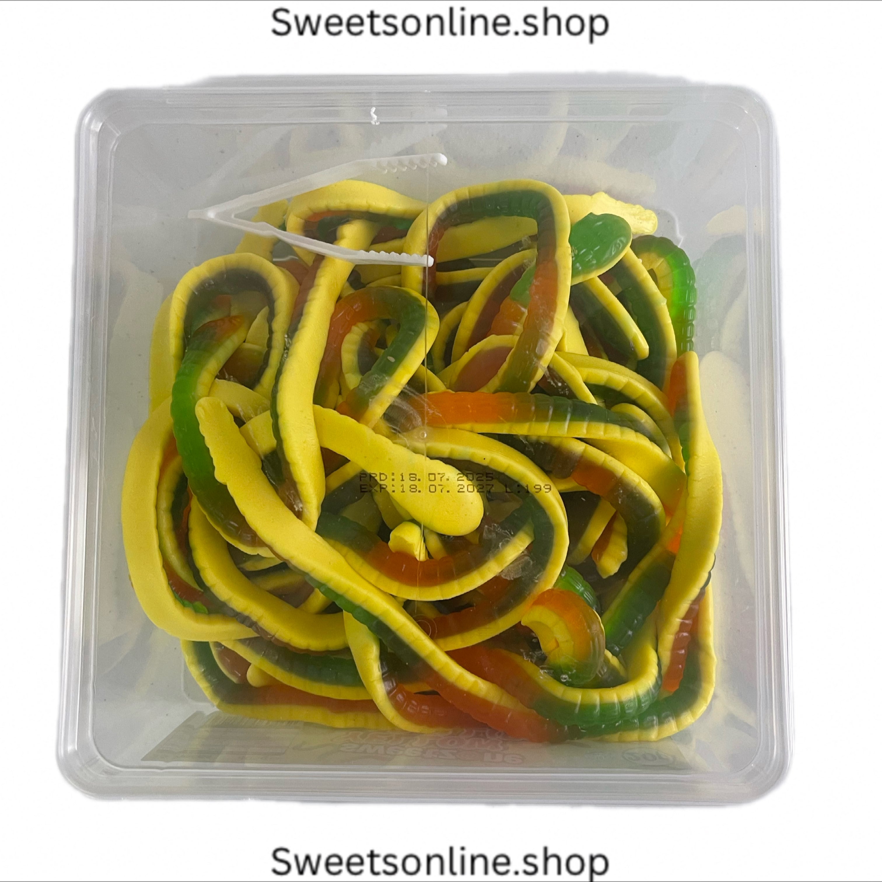 Yellow belly snakes 805g tubs