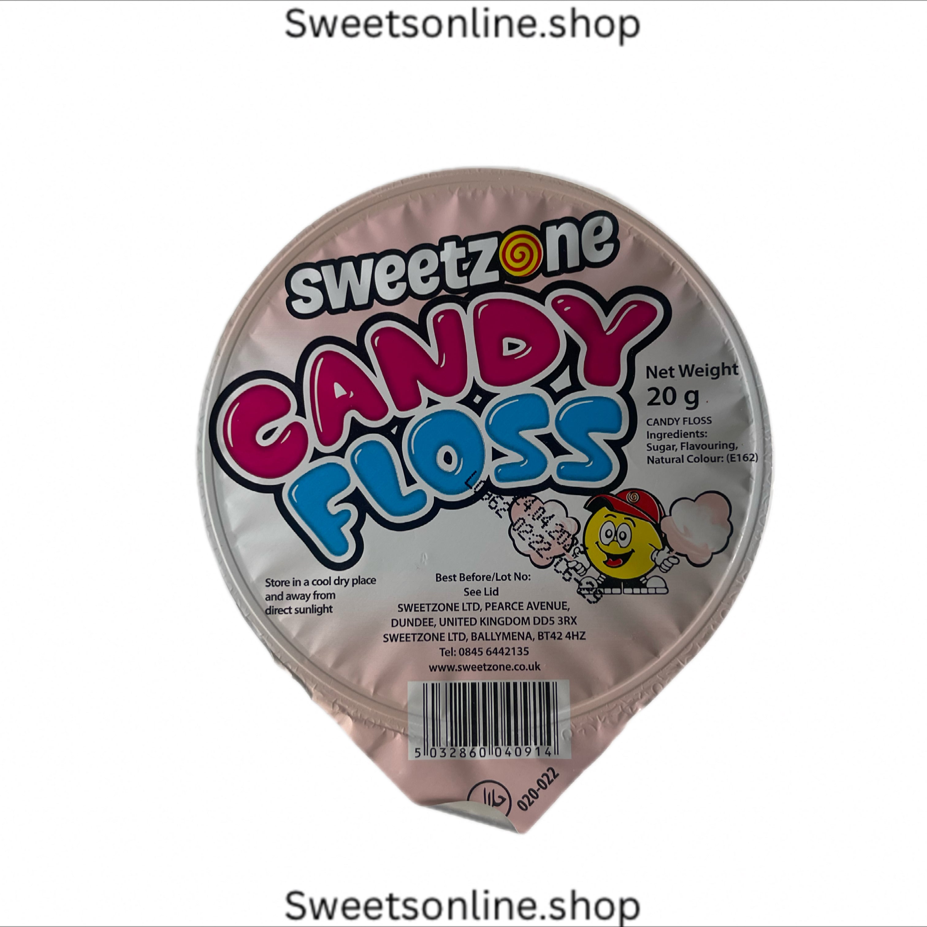 Candy floss tub 20g