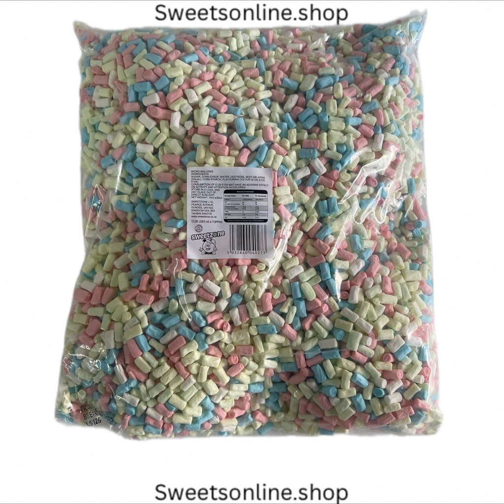 1kg bag of mirco mallows (mini marshmallows)