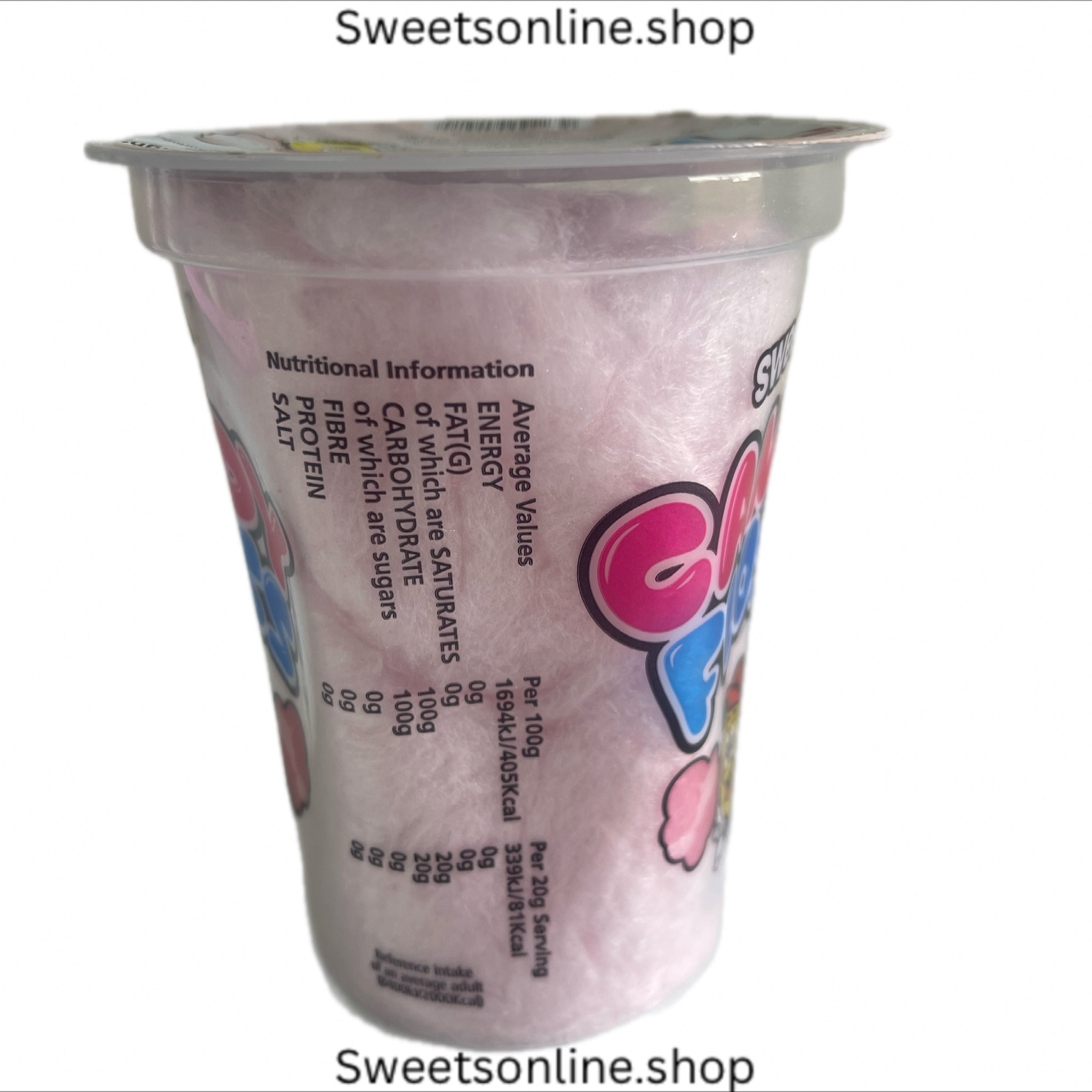 Candy floss tub 20g