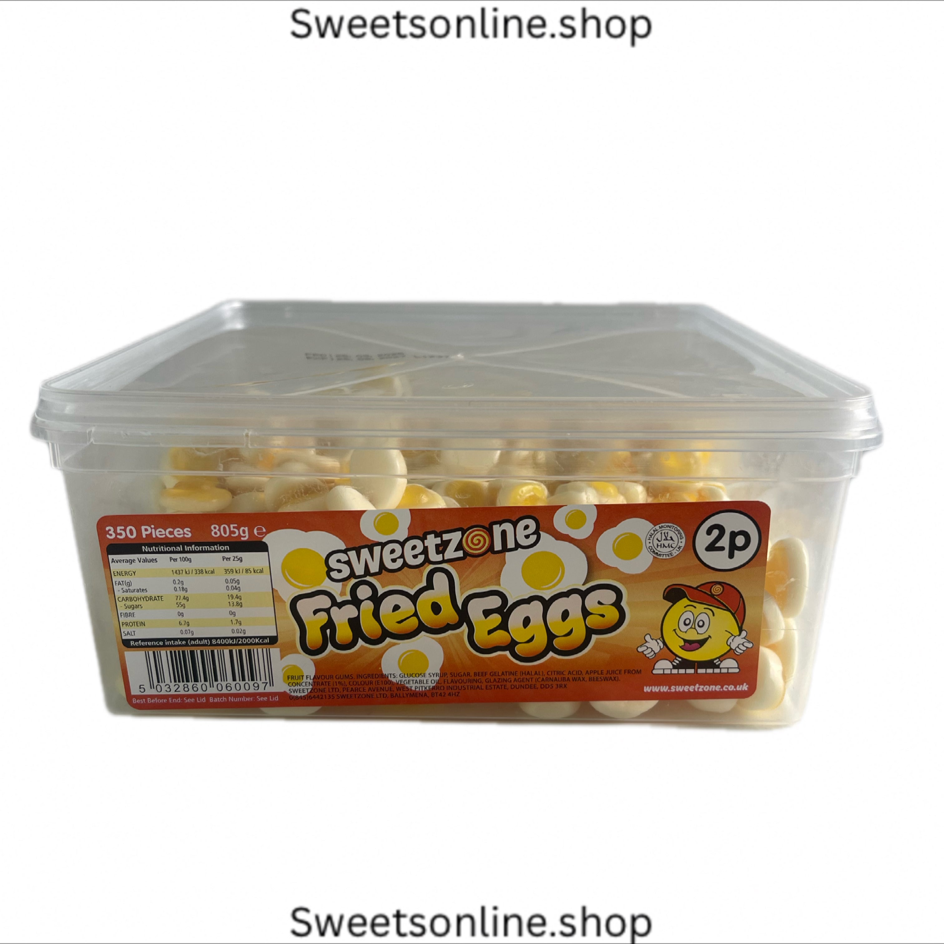 Fried eggs 805g tubs