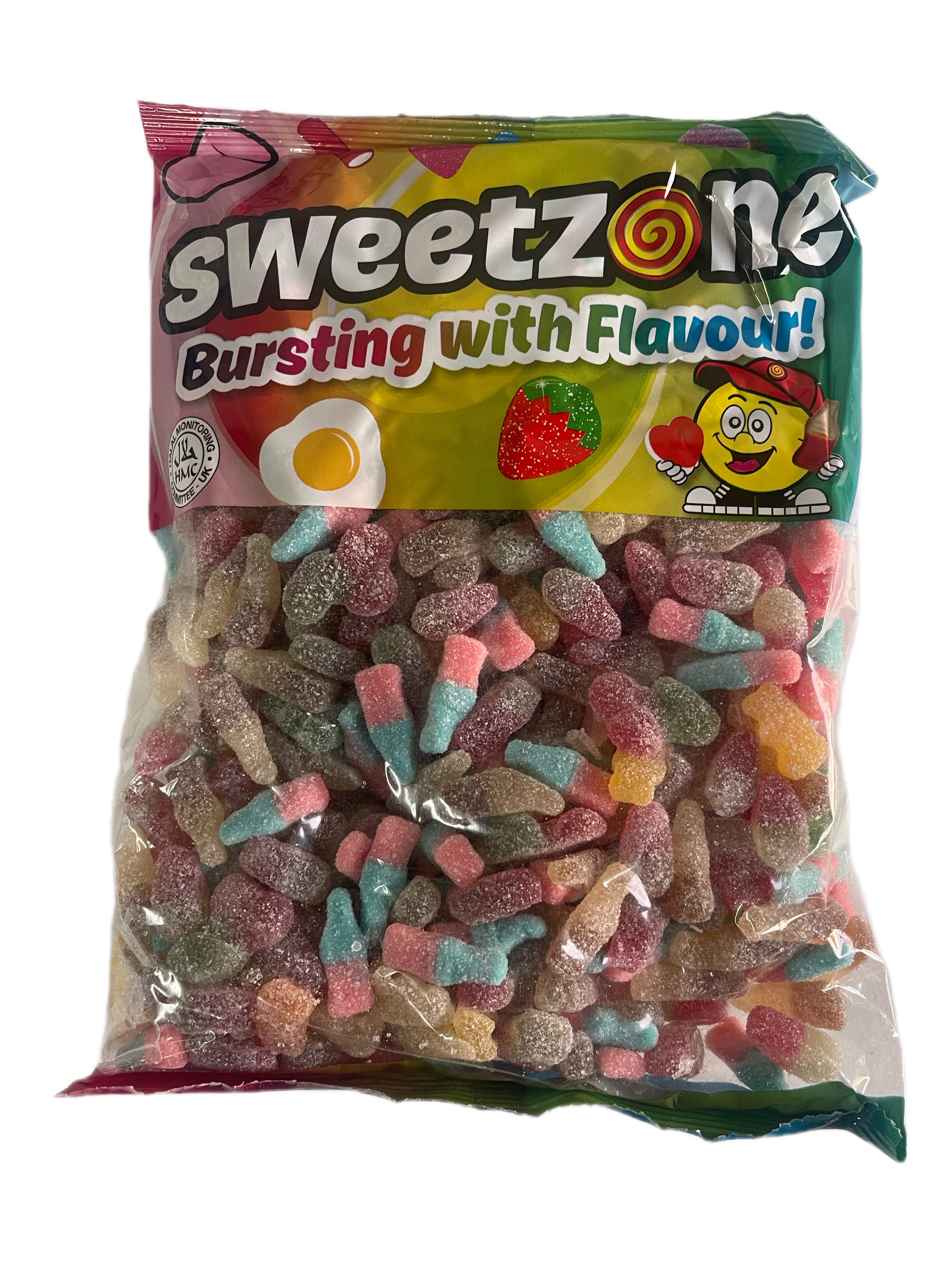 Big 1kg bag of tangy mix Sweetzone halal sweets